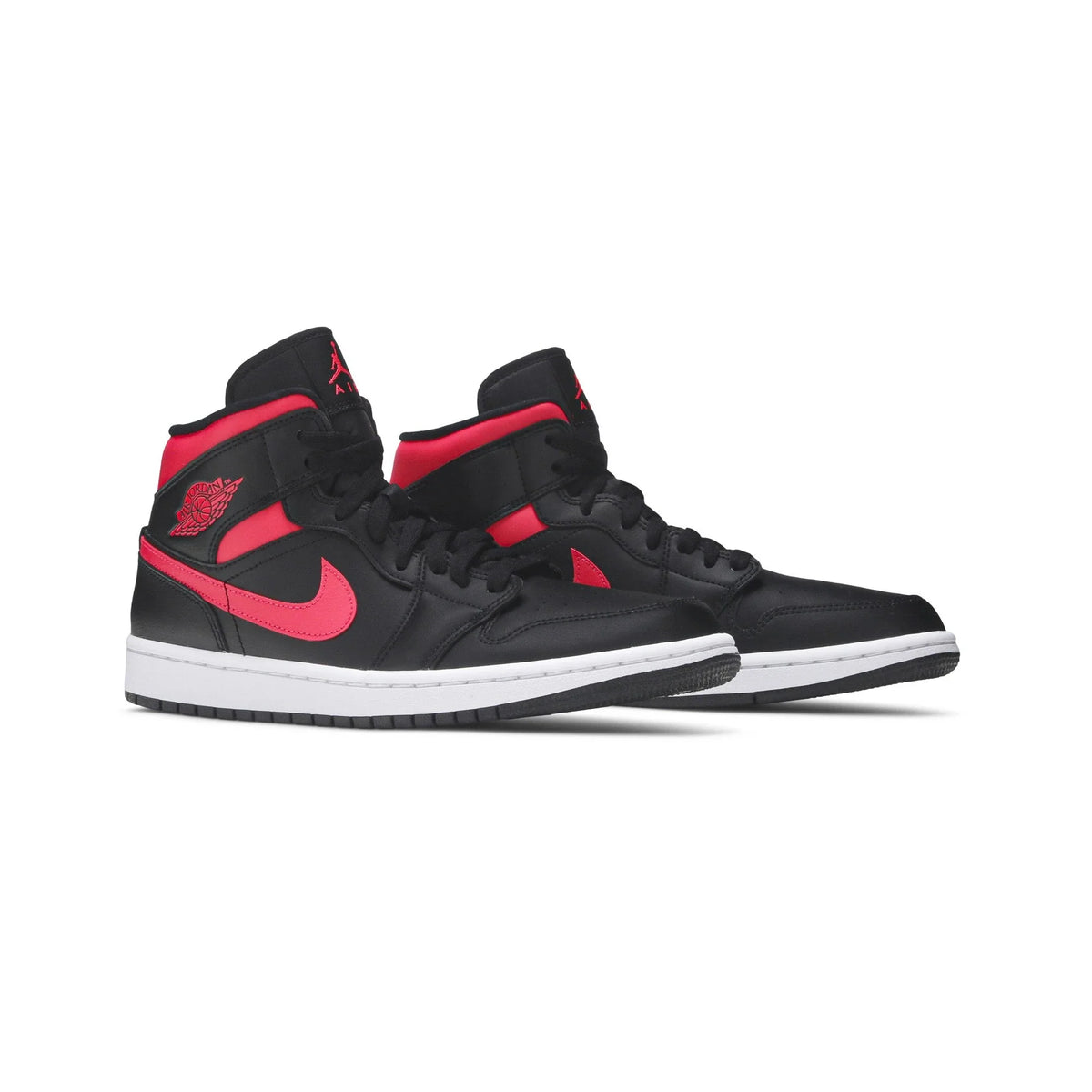 Air Jordan 1 Mid 'Black Siren Red' Women's (2021)