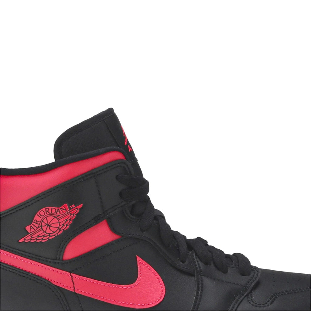 Air Jordan 1 Mid 'Black Siren Red' Women's (2021)