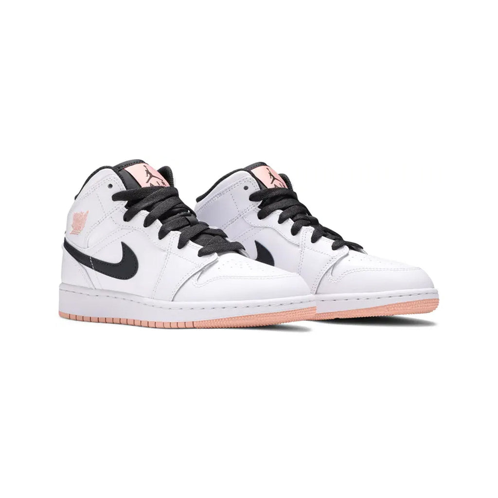Air Jordan 1 Mid GS 'White Arctic Orange'