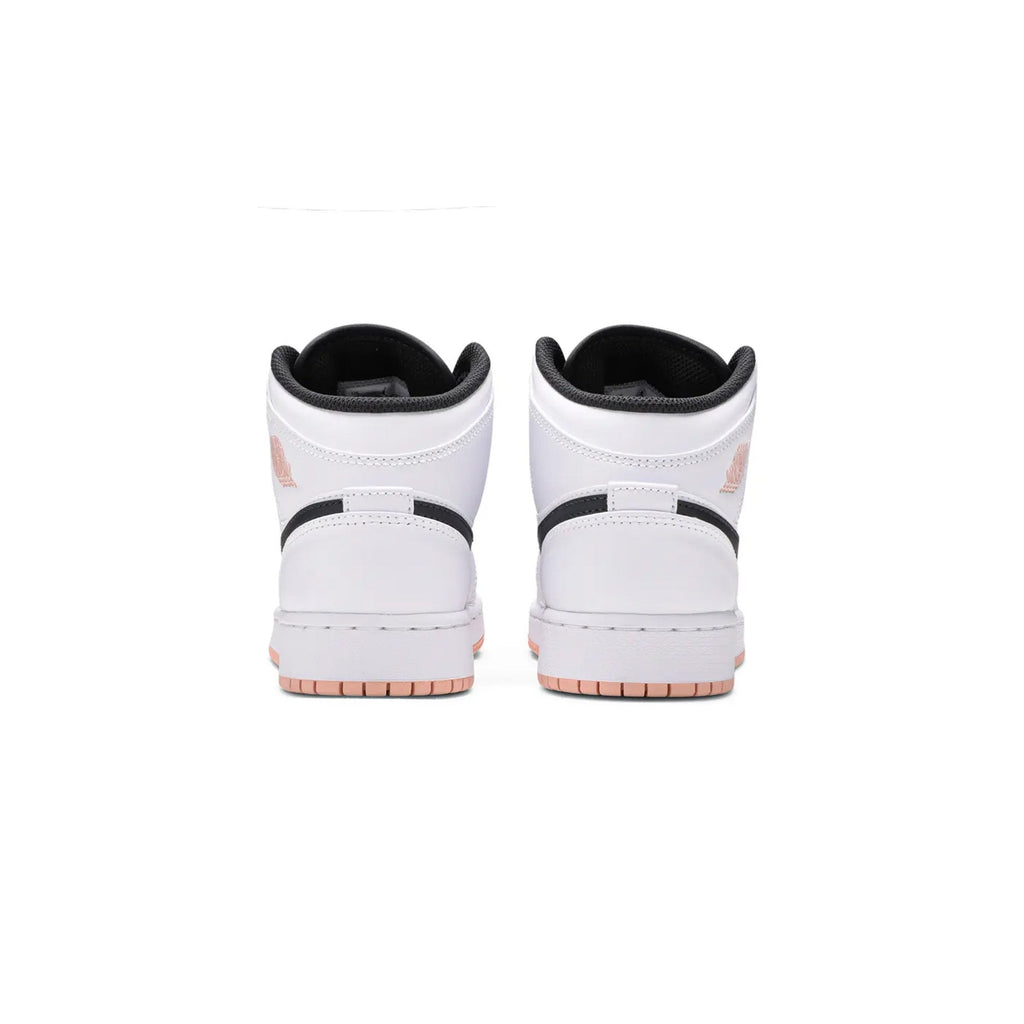 Air Jordan 1 Mid GS 'White Arctic Orange'