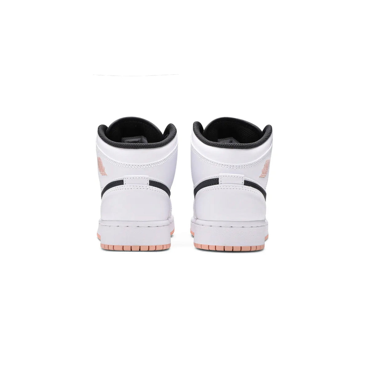 Air Jordan 1 Mid GS 'White Arctic Orange'