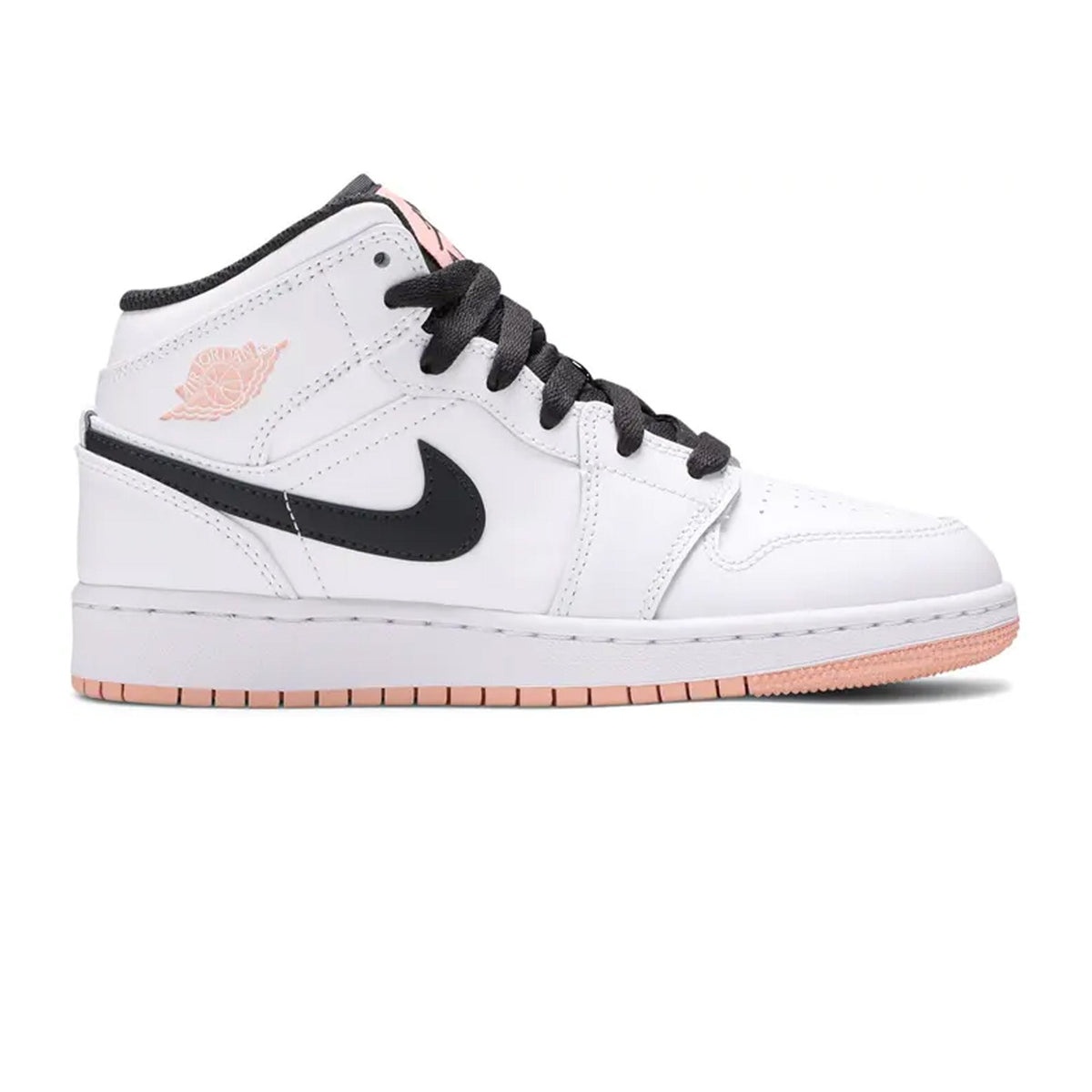 Air Jordan 1 Mid GS 'White Arctic Orange'