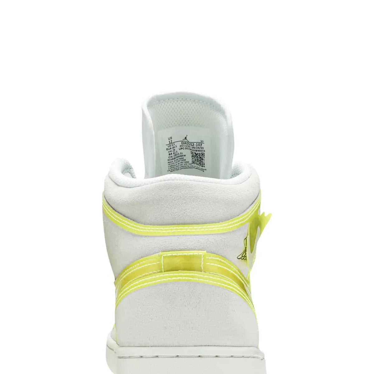 Air Jordan 1 Mid LX 'Off White Opti Yellow' W