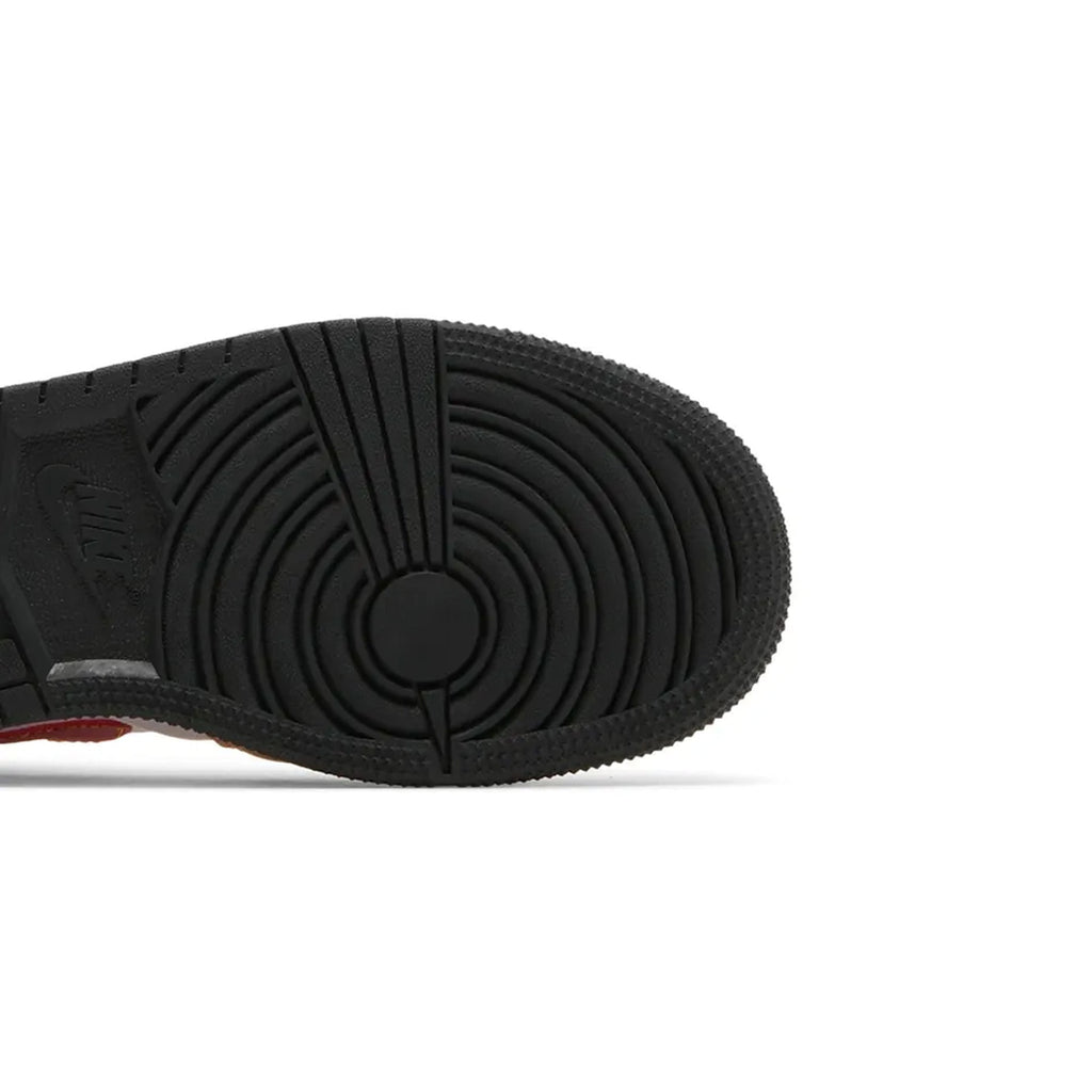 Air Jordan 1 Mid 'Light Curry Cardinal' GS (2022)
