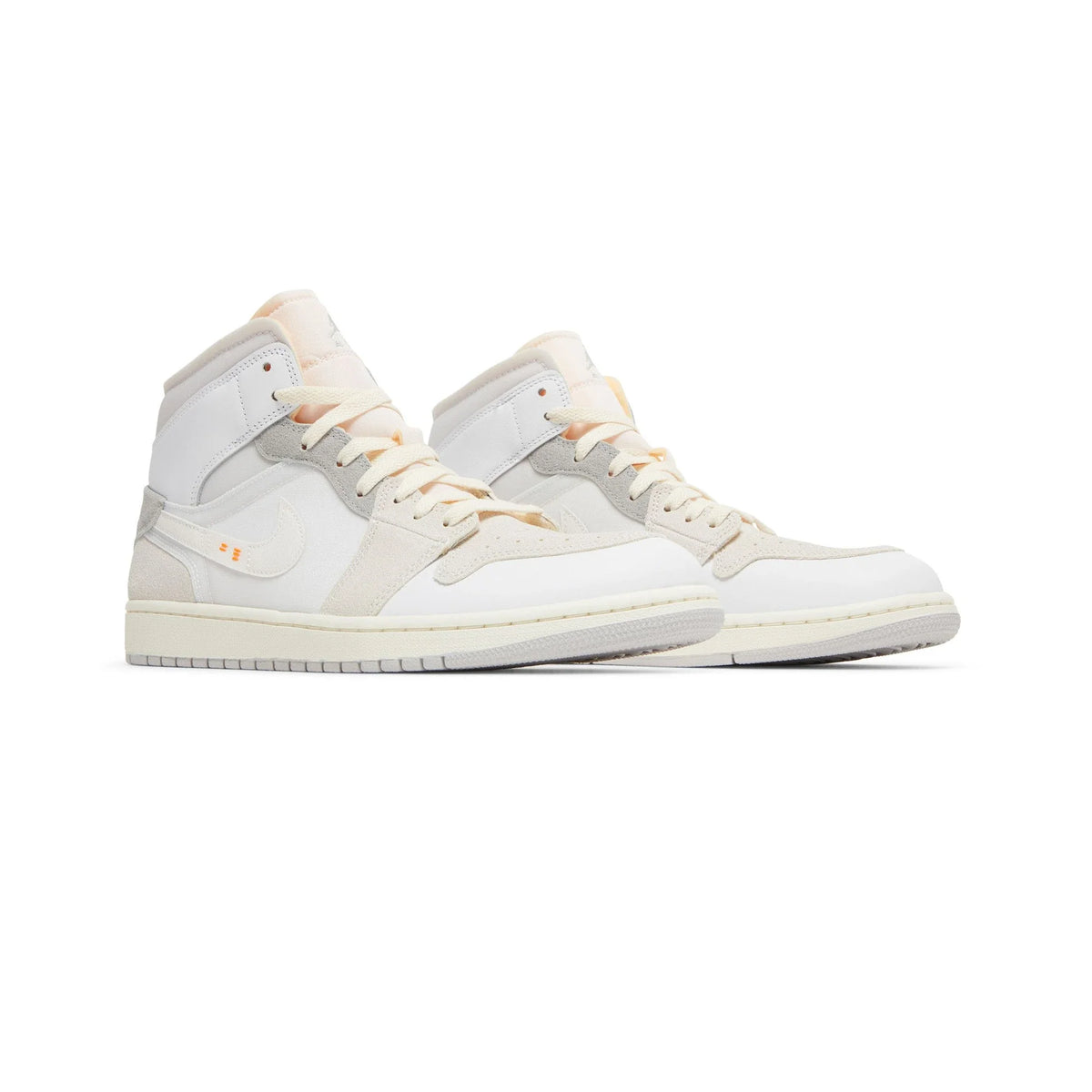 Air Jordan 1 Mid SE Craft 'Inside Out White Grey' (2022)