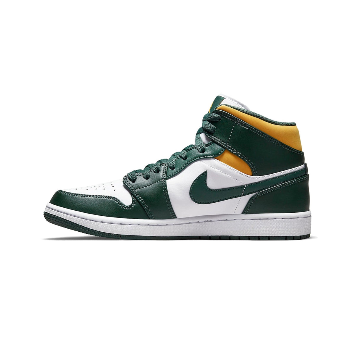 Air Jordan 1 Mid 'Green & Gold'