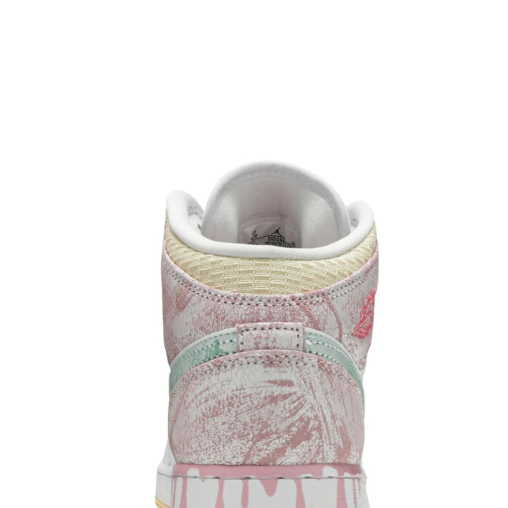 Air Jordan 1 Mid 'Paint Drip' GS