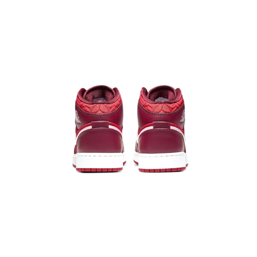 Air Jordan 1 Mid 'Red Quilt' GS